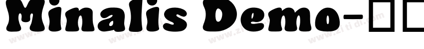 Minalis Demo字体转换